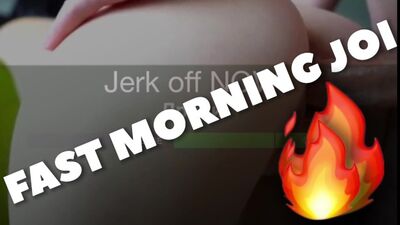 Быстрая утренняя инструкция по дрочке. Начни свой день со мной JOI