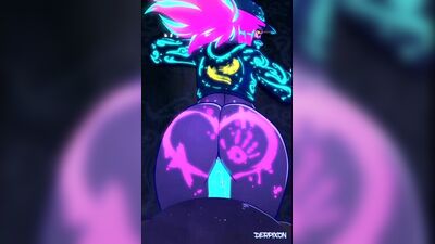 Bumstar (KDA) - League of Legends animated anal porn 2D hentai animation