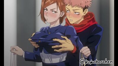 Jujutsu Kaisen Kokoboro Nobara Kugisaki Yuji Itadori